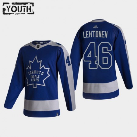 Toronto Maple Leafs Hockeydrakt Mikko Lehtonen 46 2020-2021 Reverse Retro Authentic - Barn